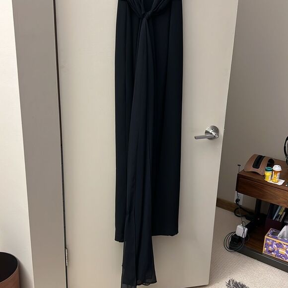 Vera Wang Vintage Black Tie Dress - Picture 8 of 8